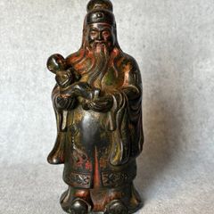 Shou King - Patinated Bronze, Signed