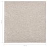 Carpet Floor Tiles 20 pcs 5 m 50x50 cm Light Beige Image 6