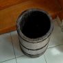 Antique French butter churn upcycled to umbrella or walking stick holder Image 6