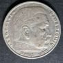 1935 Germany Silver 5 Reichsmark Paul von Hindenburg Image 4