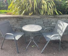 Beautiful Garden Patio Bistro Table & 2 Chairs Set - Can Deliver