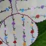 vintage hand embroidered, table mats and coasters Image 2