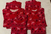 matching family Christmas pyjamas x4