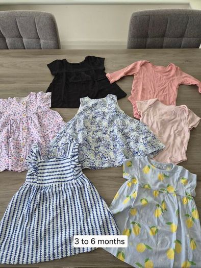 Baby Girl Clothes and Accessories Bundle  3 to 12 Months