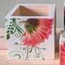 Wooden Storage Box &Tea Light Candle Holders Image 2
