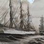 Vintage Ship Print Image 4