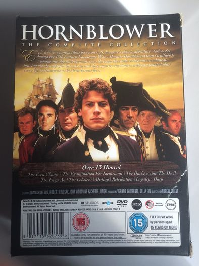 Hornblower (itv) [1998-2003] [complete Series Dvd Tv Boxset]