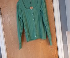 Gallery  Jade Pleated Style   Cardigan.    S. M - 14    B.N.W.T.
