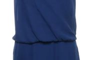 blue sleeveless dress
