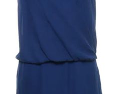 blue sleeveless dress