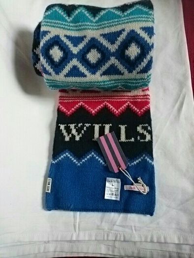NEW: Jack Wills 80% Lambswool Scarf - Brand New with Tags