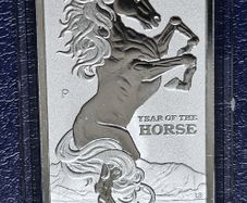 2026 Year of the Horse 1oz Silver bar