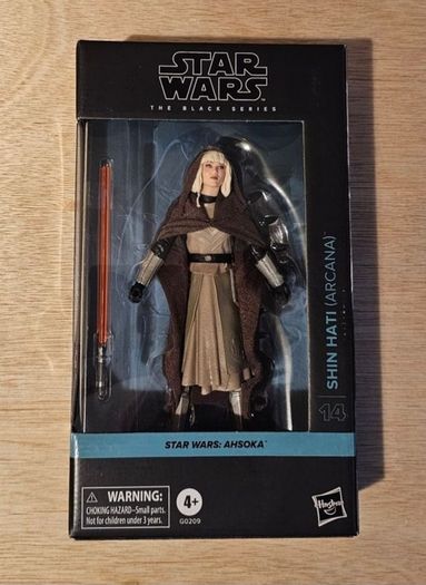 Star Wars Shin Hati 6" Scale Black Series New & Unopened
