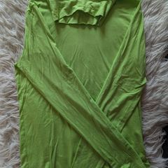 Cos lime color cotton turtleneck