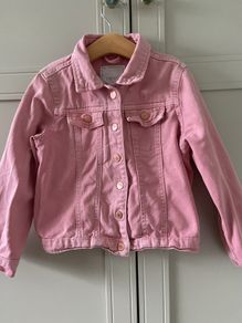 Next pink denim jacket 4-5 years