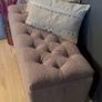 Elegance Storage Ottoman Boucle Upholstery Image 2