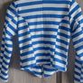 stripe crop padded blazer size xxs xs s m Image 4