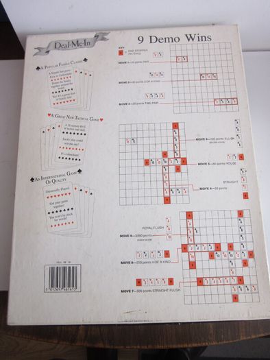 Vintage Deal Me In  Board Game 1988 Noraut Limited