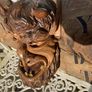 Devil wood carving sign Image 10
