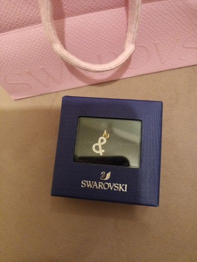 swarovski crystal & charm