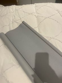 Grey roller black out blind width 150cm