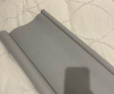 Grey roller black out blind width 150cm