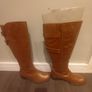 Brown Leather Boots Image 3