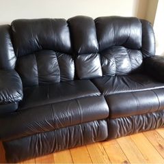 Leather Recliner Couch x 2
