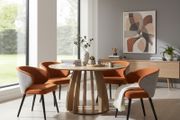 The Aurora Modern Round Dining Table 100cm
