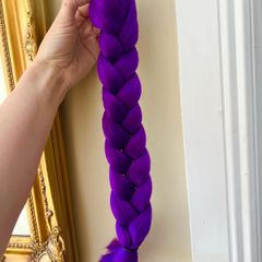 KPop K Pop Demon Hunters purple braid / plait hair accessory