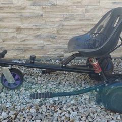 Hooverboard with gocart.
