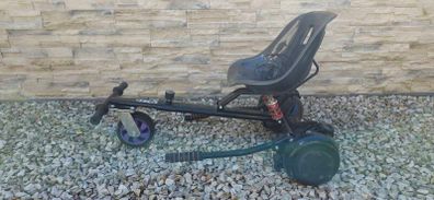 Hooverboard with gocart.