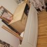 Free white wooden kingsize headboard, Celbridge Image 3