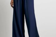 Brand new with tags attached UK30 Joanna Hope Blue Wide Leg Trousers