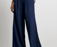 Brand new with tags attached UK30 Joanna Hope Blue Wide Leg Trousers