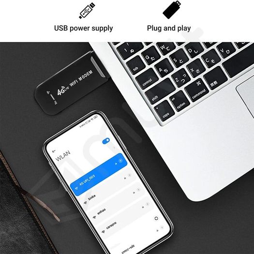 4G LTE Wireless USB Dongle Router 150Mbps High Speed Modem Stick 4G Sim Card Wireless Router Home Office Wireless WiFi Adapter