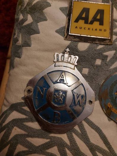 Vintage car badges