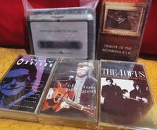 Cassette Tapes And Cassette Player Clapton, B.i.G, Orbison Etc