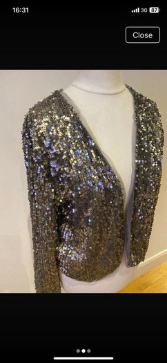 Abercrombie & Fitch sequin jacket size 10