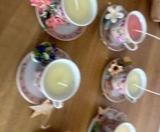 tea cup candles