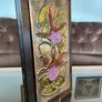 Retro Celtic Art Copper Wall Plaque Eddie O'Neill Handwrought Mural Fuchsia Flower Image 3