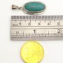 Vintage 925 Sterling Silver & Amazonite Pendant Image 9