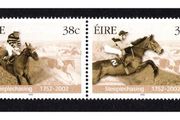 2002 Ireland 250th Anniversary of Irish Steeplechasers Se-tenant Commemorative Stamps featuring Arkle, L'Escargo, Dawn Run &amp; Istabraq Mint Never Hinged (MNH)