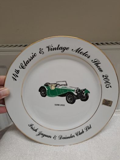 Wall plate 2005 Motor Show 24 kt gold