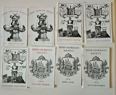Irish Georgian Society bulletins lot 1967-1982 rare collectors paraphernalia