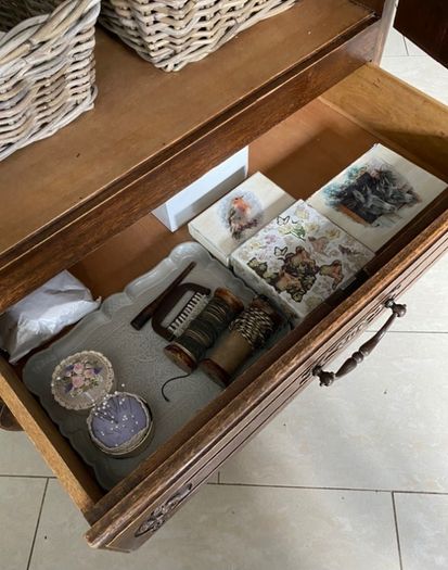 Antique French Bonnetiere Armoire