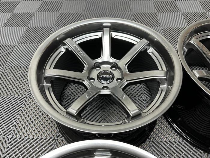 18" Inch Strom DS15 Drift Alloy Wheels 5x114.3 Nissan silvia skyline RX7 MX5 R32 R33 lexus IS200