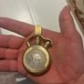 1 pound Handmade Antique Gasoline Lighter Distressed Brass RetroCoin Round Oil Lighter Collection Vintage Image 7