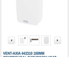 Vent Axia Heat Recovery Extract Fan