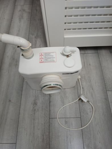saniflo and toilet
